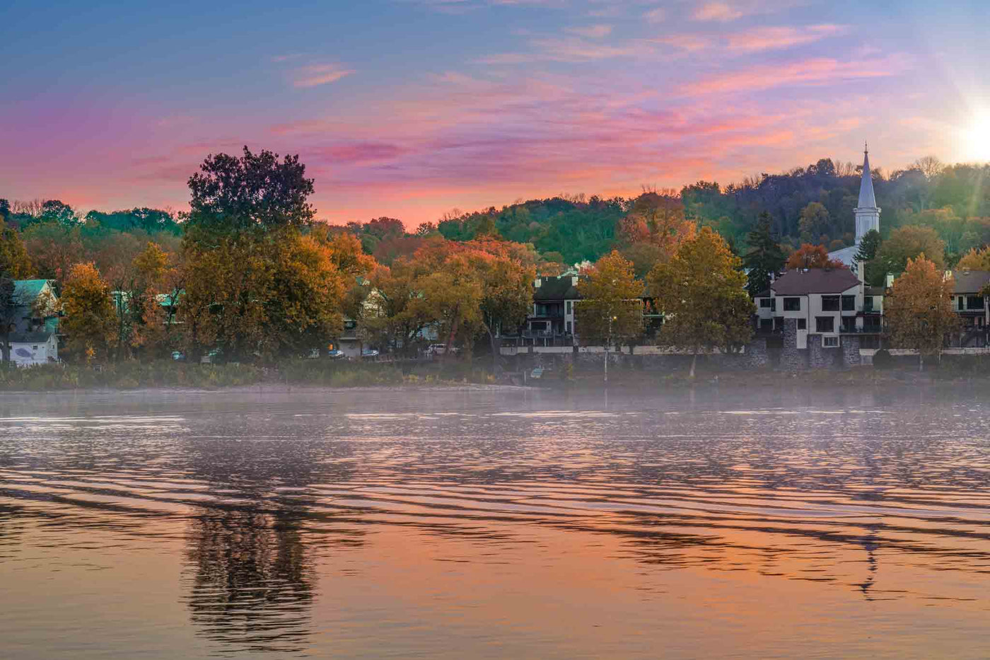 Delaware River Mist  Lamberville