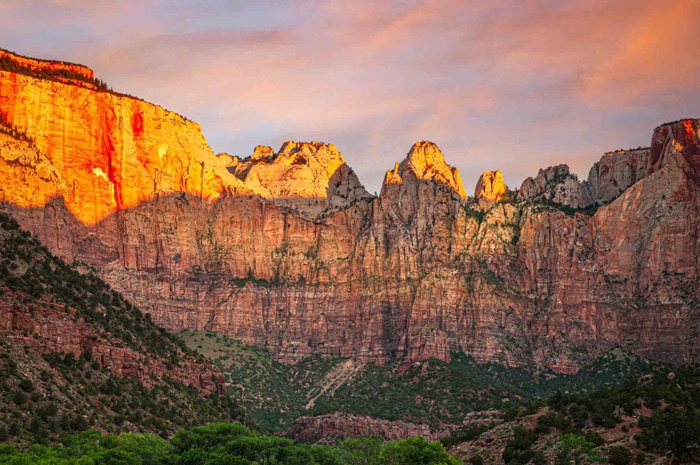 Towers Of The Virgin  Zion National Park